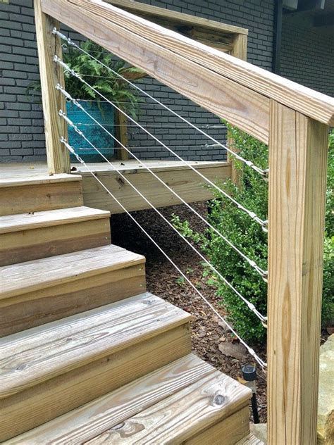 diy stainless steel box rail|diy cable deck railing.